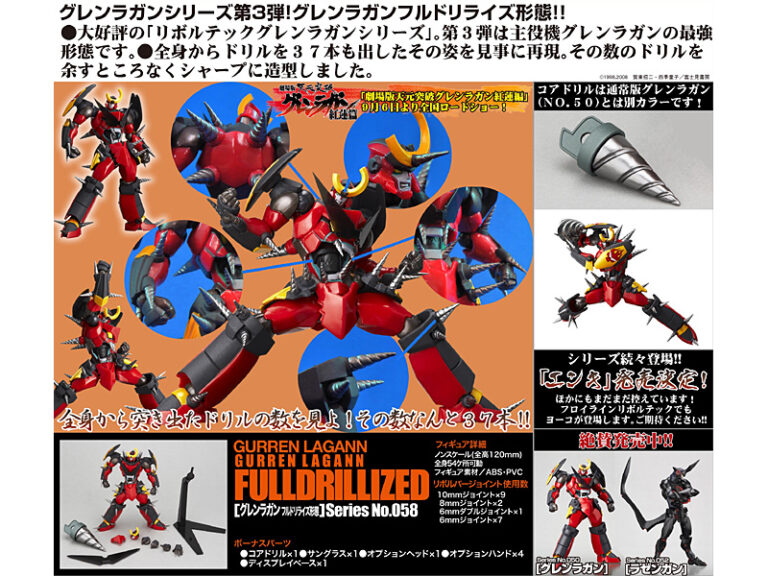 REVOLTECH （リボルテック） No.058 グレンラガン フルドリライズ