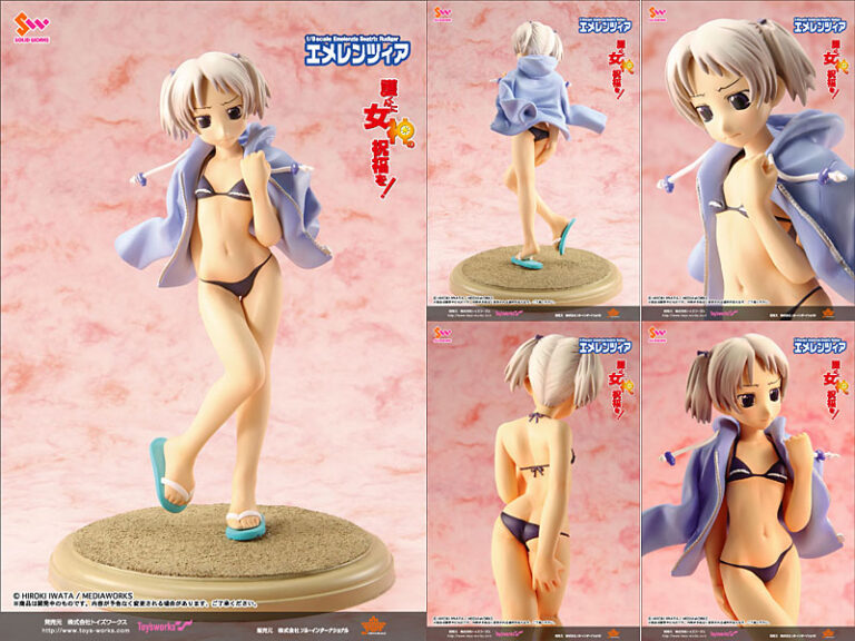 護くんに女神の祝福を！ エメレンツィア（黒水着Ver.）