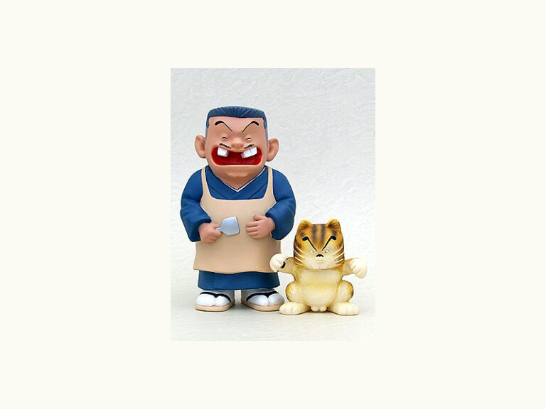 じゃりん子チエ ソフビシリーズお好み焼き屋のおっちゃんとアントニオ