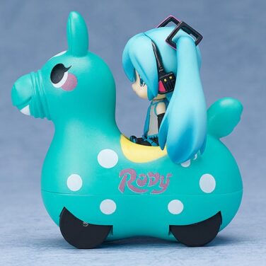 ねんどろいどぷらす 初音ミク×CuteRody 激走！プルバックカー 初音ミク＆キュートロディ（ミント）