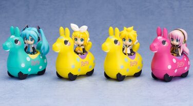 ねんどろいどぷらす 初音ミク×CuteRody 激走！プルバックカー 鏡音リン＆キュートロディ（レモン）