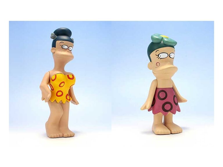 ギャートルズ ソフビシリーズ カーチャンとピーコ