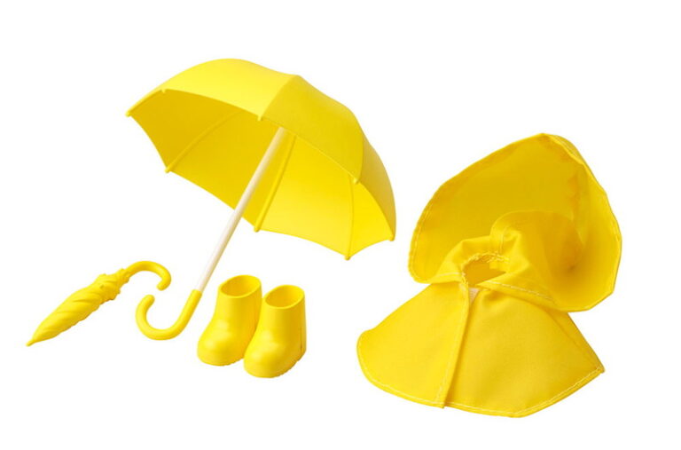 【再生産】キューポッシュえくすとら 雨の日セット（黄）