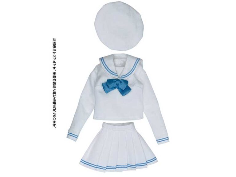 セーラー服セットII ホワイト×サックス