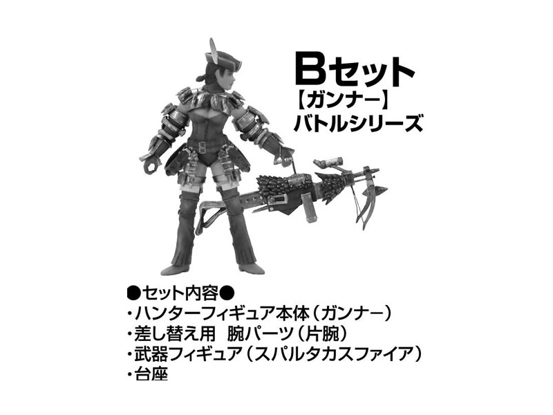 モンスターハンター 精巧狩猟人形 リアルハンターフィギュア Bセット