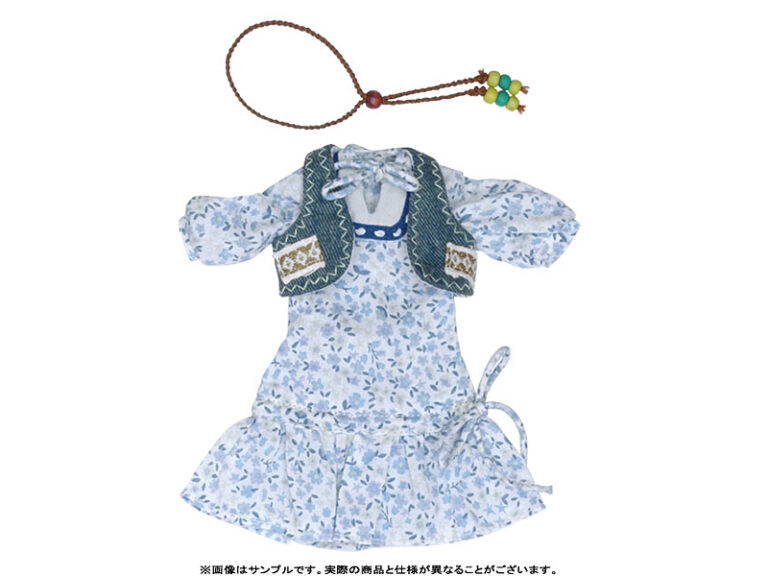 PN ボヘミアンワンピース ライトブルー