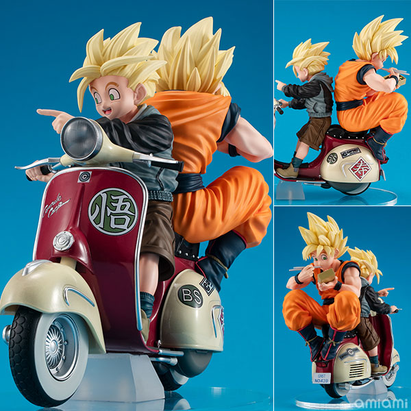 【限定販売】デスクトップリアルマッコイEX ドラゴンボールZ スーパーサイヤ人孫悟空＆スーパーサイヤ人孫悟飯＆バイク