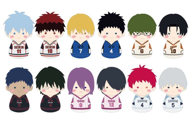【BOX販売】FUKUBUKU COLLECTION 黒子のバスケ トレーディングマスコット（全12種） 1BOX:12個入
