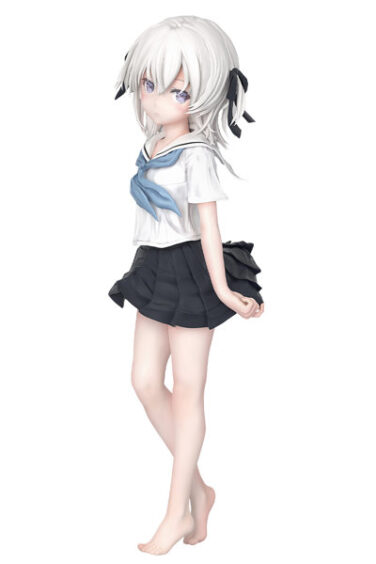【再販】かぷりちお イラスト「眞白いこね」 1/5スケール PVC製塗装済み完成品フィギュア