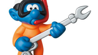 UDF THE SMURFS SERIES 1 SMURF DIVER