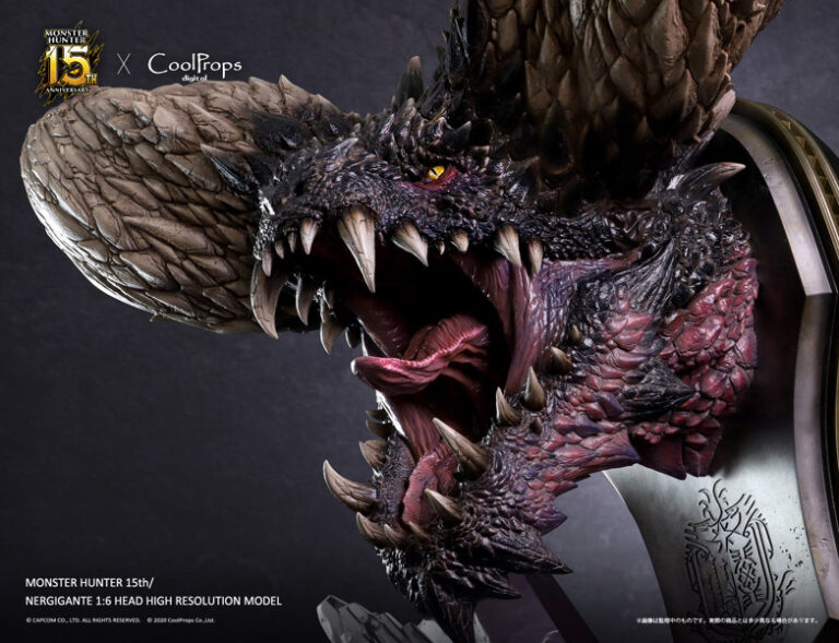 MONSTER HUNTER 15th NERGIGANTE HEAD HIGH RESOLUTION MODEL