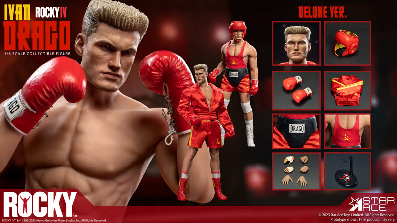 RockyIV 1/6 イワン・ドラゴ コレクタブルアクションフィギュア デラックスVer.