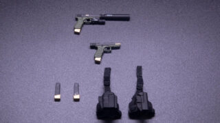 WM-01B ハンドガンセット ミリタリーグリーン アクションフィギュア用完成品オプションパーツ