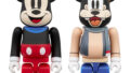 BE@RBRICK Lonesome Ghosts MICKEY MOUSE ＆ GOOFY（Lonesome Ghosts Ver.） 2PCS SET