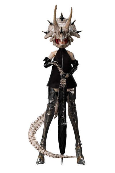 Beautiful Chemistry Fierce Girls Series BONE GIRL/ TRICERATOPS