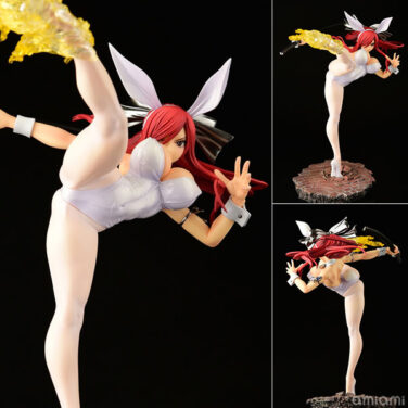 FAIRY TAIL エルザ・スカーレット ハイキックver.白兎 1/6 完成品フィギュア