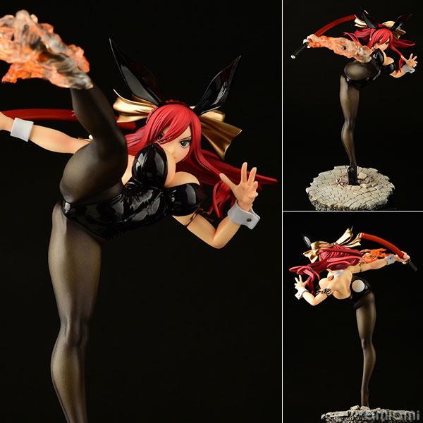 FAIRY TAIL エルザ・スカーレット ハイキックver.黒兎 1/6 完成品フィギュア