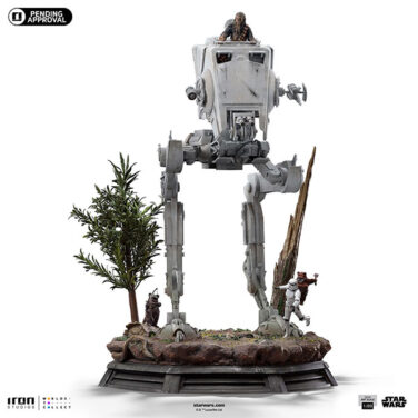 『スター・ウォーズ』アイアン・スタジオ スタチュー 「デミ・アートスケール」1/20スケール AT-ST＆チューバッカ